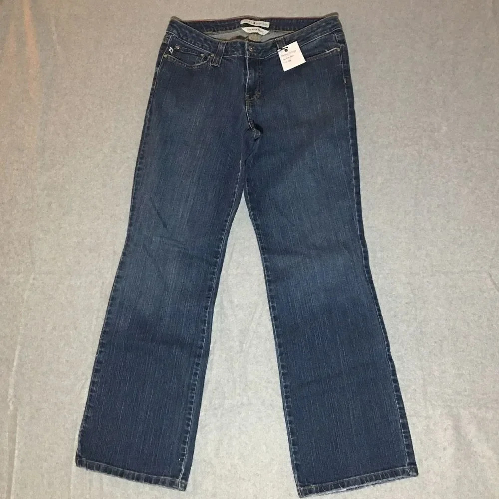 Womens Tommy Hilfiger Jeans Size 8 Low Rose Bootcut Denim Trendy